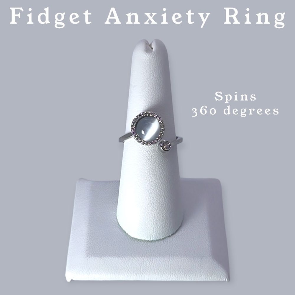 NWT Wool + Pepper Co. Spinning Fidget Anxiety Ring